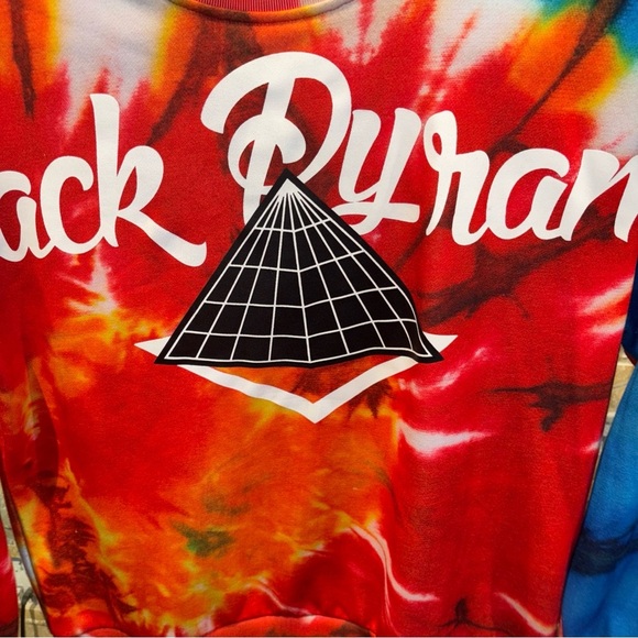 BLACK PYRAMID SWEATSHIRT 3XL Colorful LOGO Bright Colors EUC - Picture 9 of 14